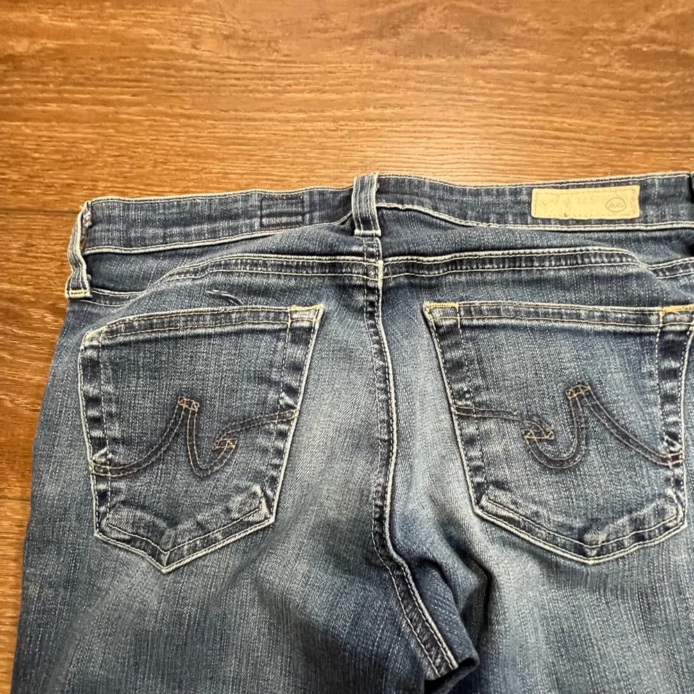 AG Adriano Goldschmied The Stilt Roll Up Cigarette Roll Up Cuffed Hem Jeans 27 - Picture 15 of 15